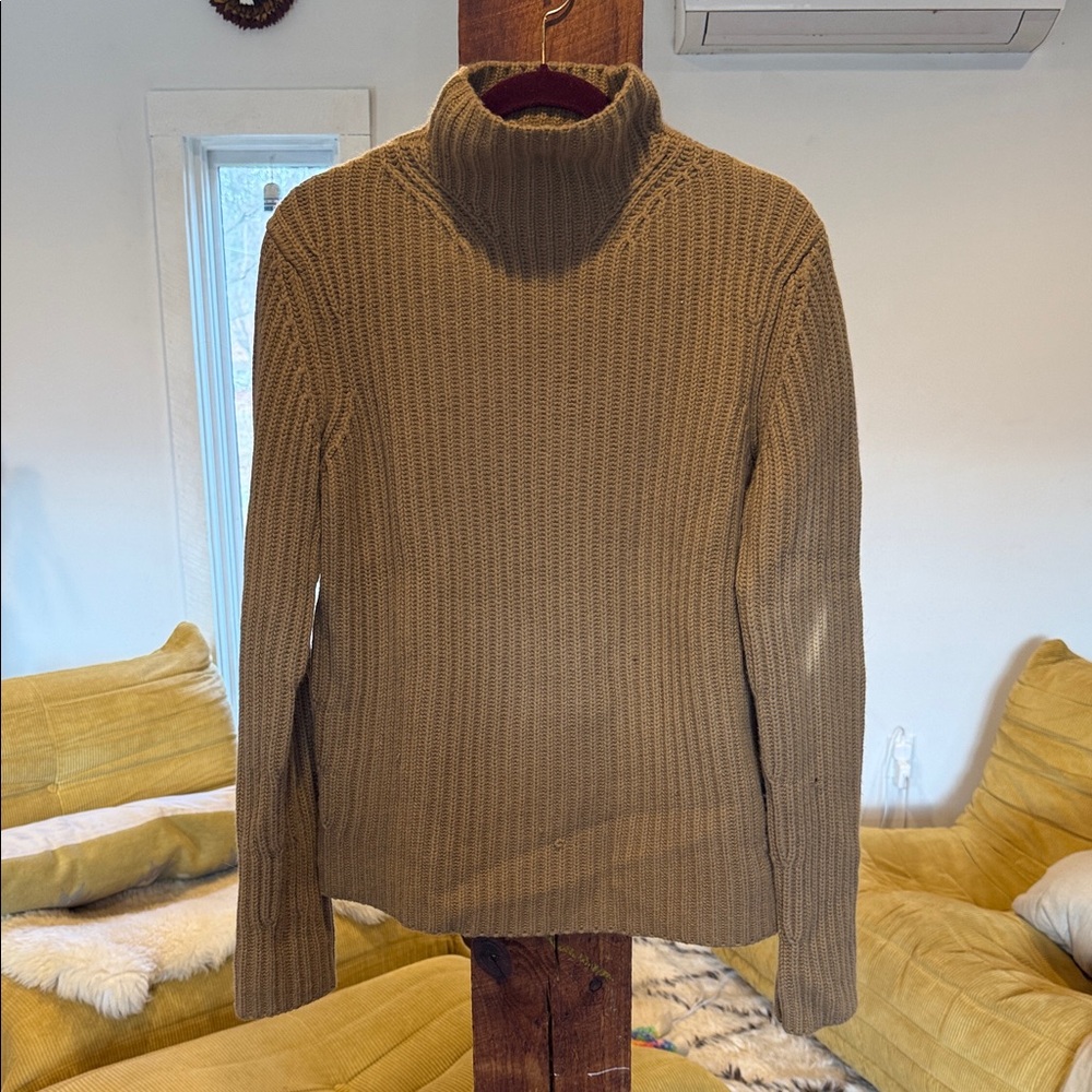 TSE Brown CASHMEREE Turtleneck Sweater